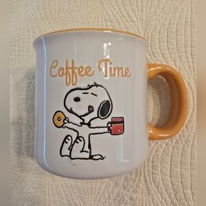 NWT Peanuts Snoopy Coffee Time Mug